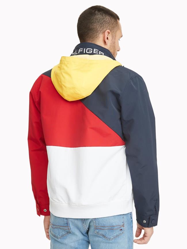 Chamarra azul tommy online hilfiger